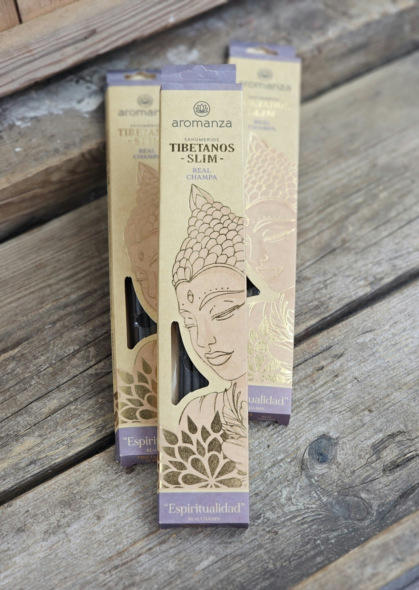 Aromanza - Tibetanos Slim, Real Champa, rökelsepinnar