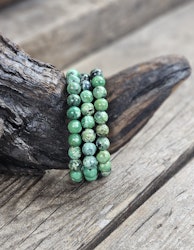 Variscit, armband 8mm runda pärlor