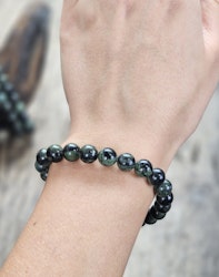Kambabajaspis, armband 8mm runda pärlor