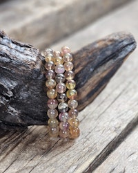 Gul Fluorit, armband 8mm runda pärlor