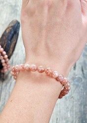 Solsten, armband 8mm runda pärlor