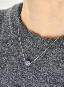Charoit kula, halsband 925 silver