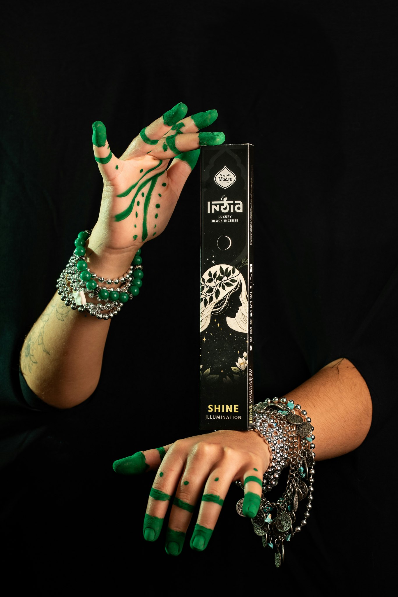 Sagrada Madre - India Black, Shine rökelsepinnar