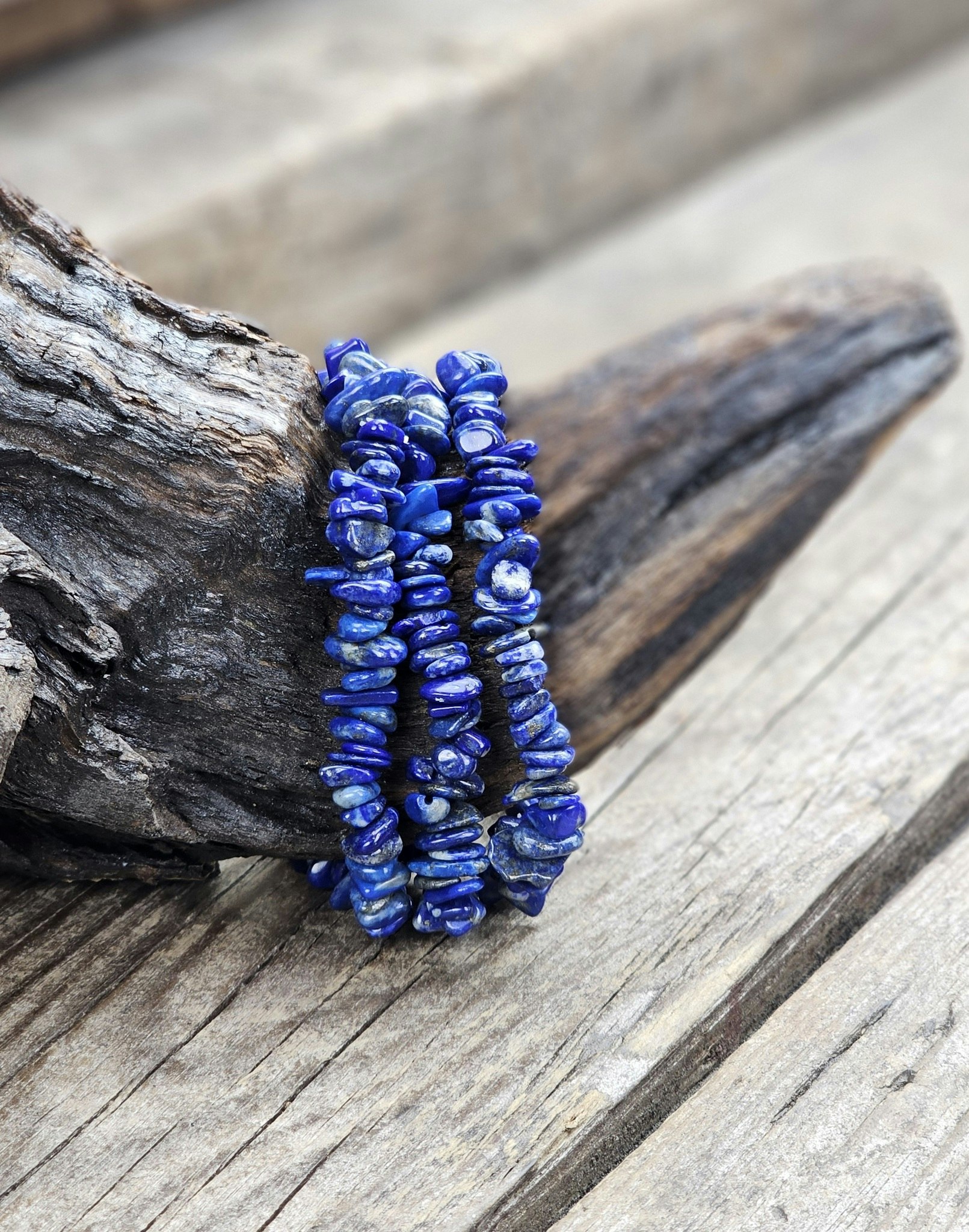 Lapis Lazuli, chipsarmband