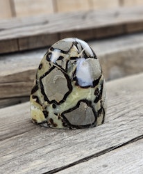 Septarian (Draksten), polerad kristall stående friform #23