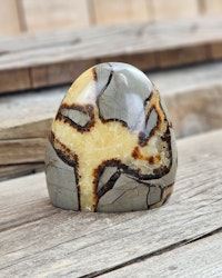 Septarian (Draksten), polerad kristall stående friform #30