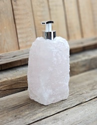 Rosenkvarts tvålpump silver #6