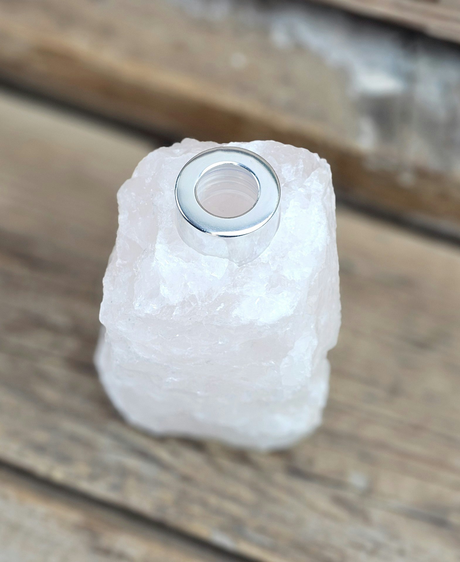 Rosenkvarts diffuser silver #1