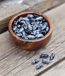 Snöflingeobsidian, dubbelterminerad spets