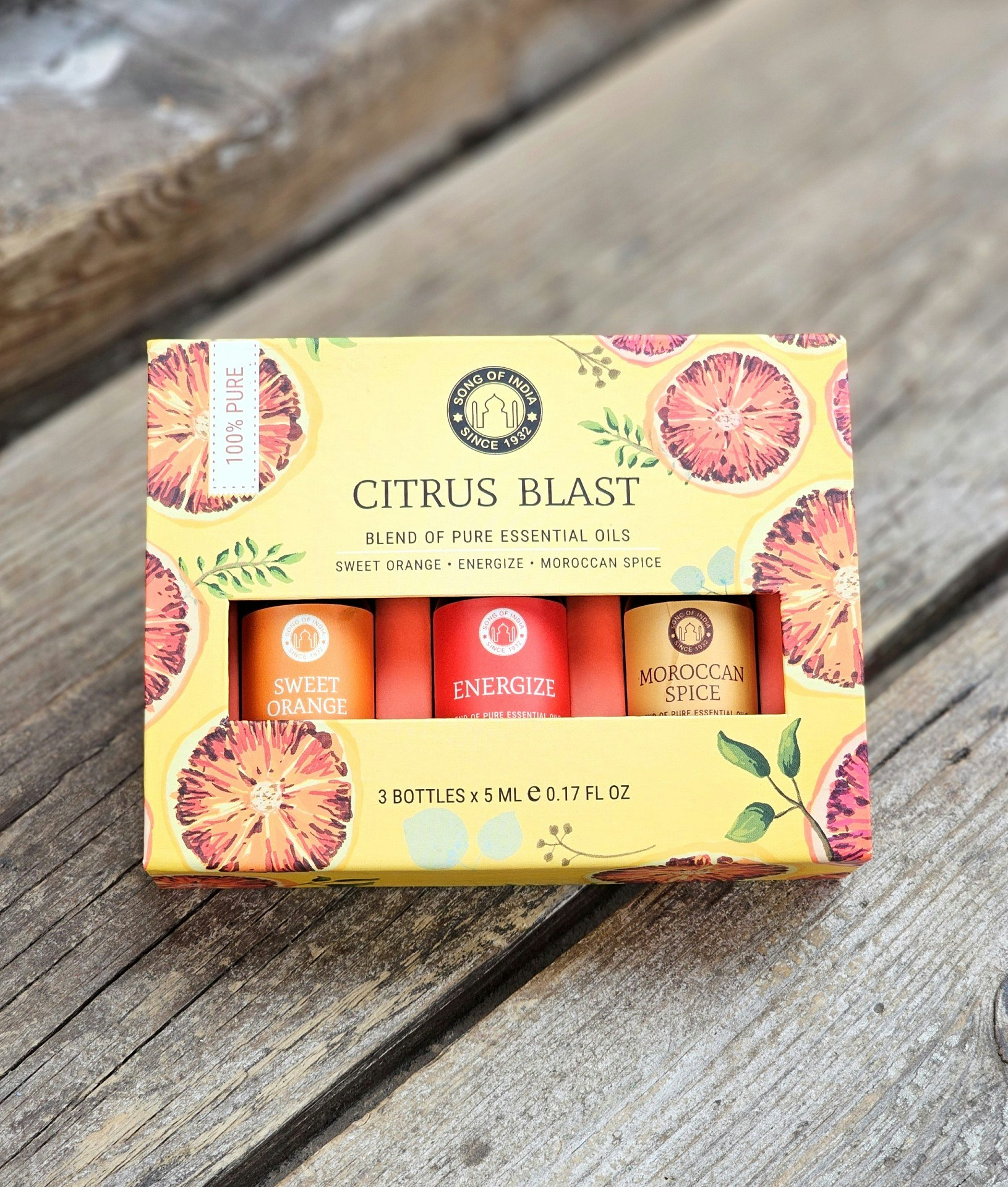 Song Of India - Citrus Blast, Eterisk olja Aromaterapi