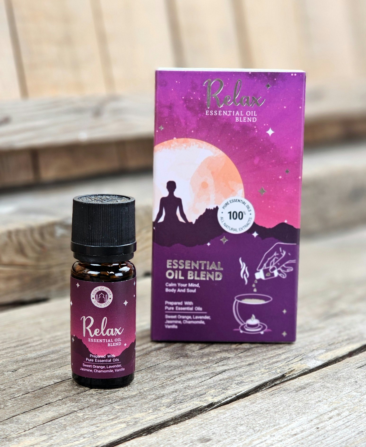 Song Of India - Relax, Eterisk olja Aromaterapi
