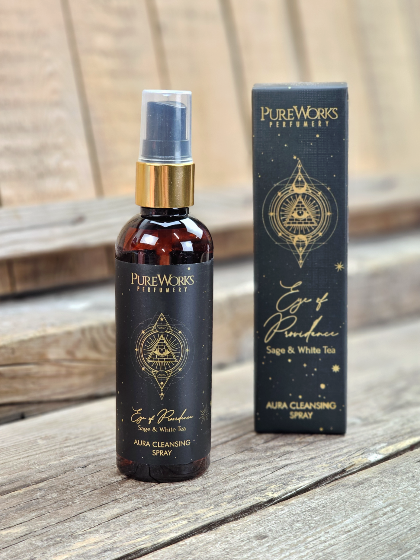 PureWorks - Eye of Providence - Sage & White Tea, Aura cleansing room spray