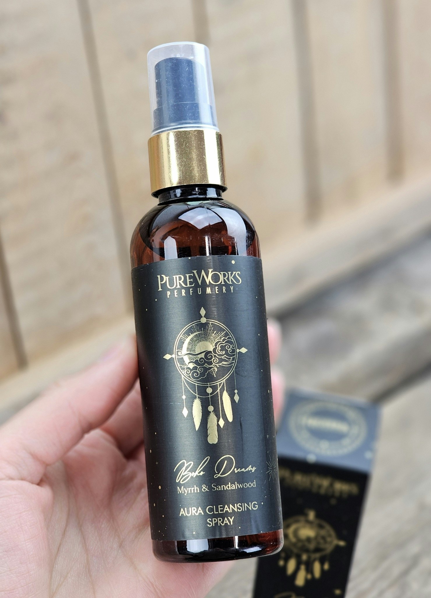 PureWorks - Boho Dreams - Myrrh & Sandalwood, Aura cleansing room spray