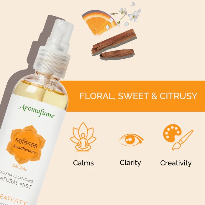 Aromafume - Swadhishthana Chakra Sacral, Air freshener spray