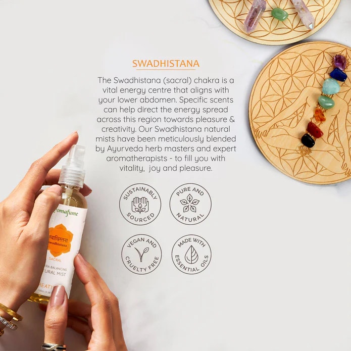 Aromafume - Swadhishthana Chakra Sacral, Air freshener spray