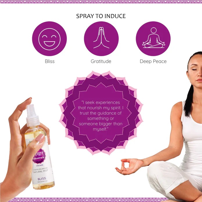 Aromafume - Sahasrara Chakra Crown, Air freshener spray