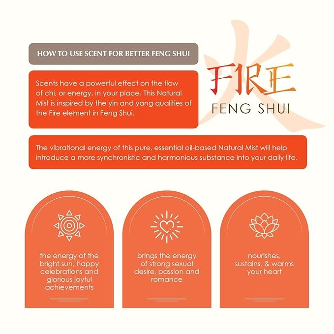 Aromafume - Feng Shui Fire, Air freshener spray