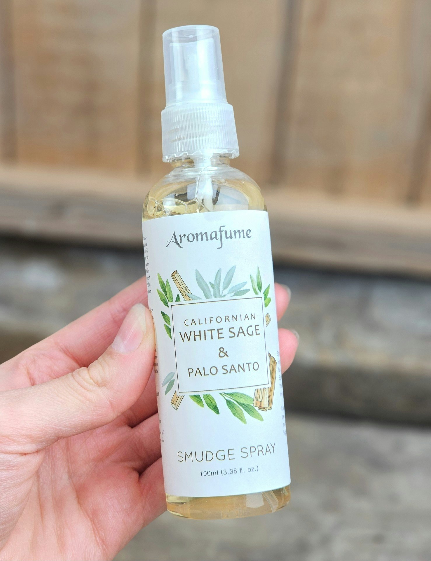 Aromafume - Natural Smudge Spray, White Sage & Palo Santo