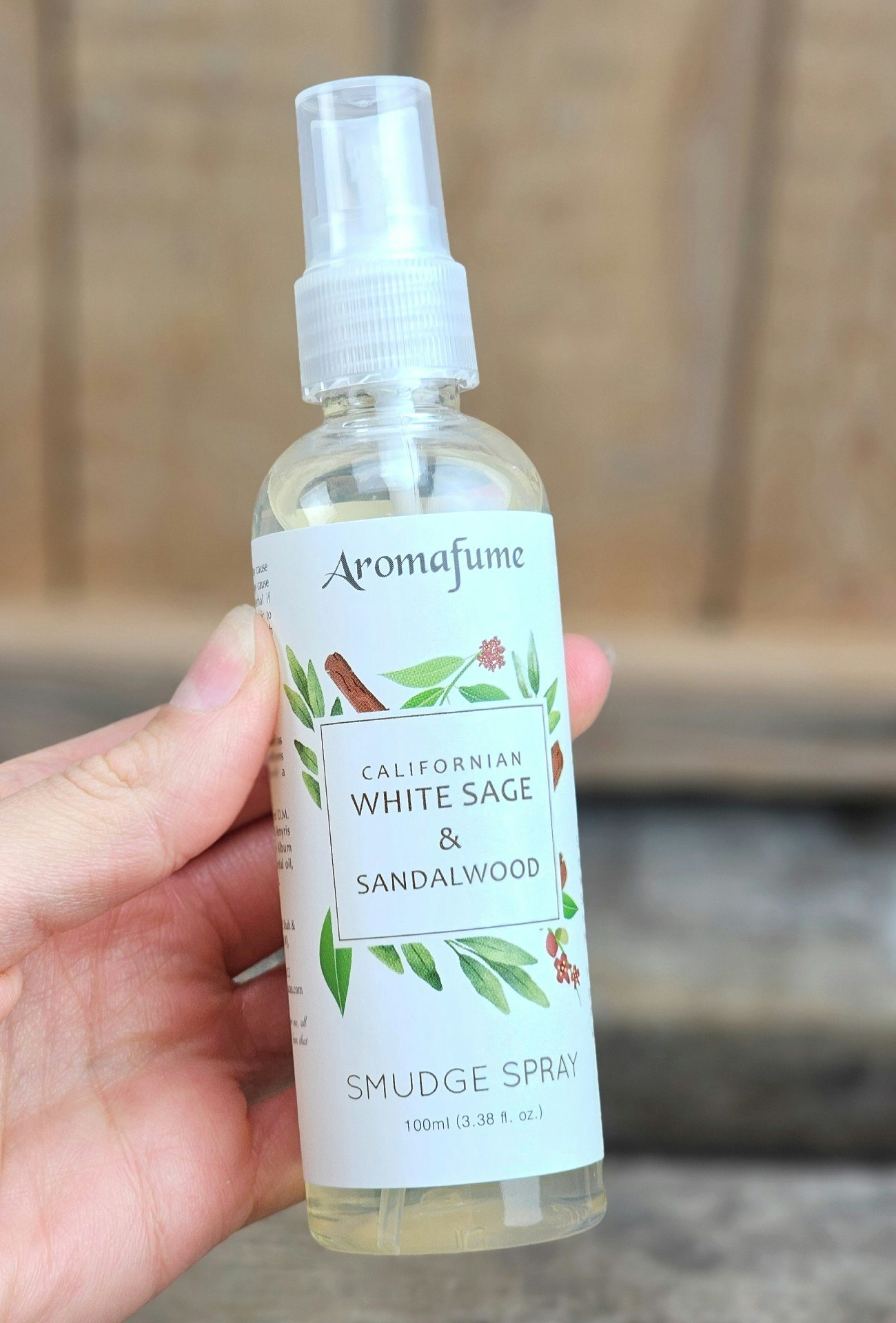 Aromafume - Natural Smudge Spray, White Sage & Sandalwood