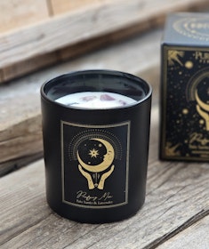 PureWorks - Purifying Moon - Palo Santo & Lavender, doftljus för manifestation med Ametist 20h