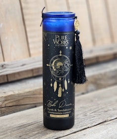 PureWorks - Boho Dreams - Myrrh & Sandalwood, doftljus för manifestation 80h