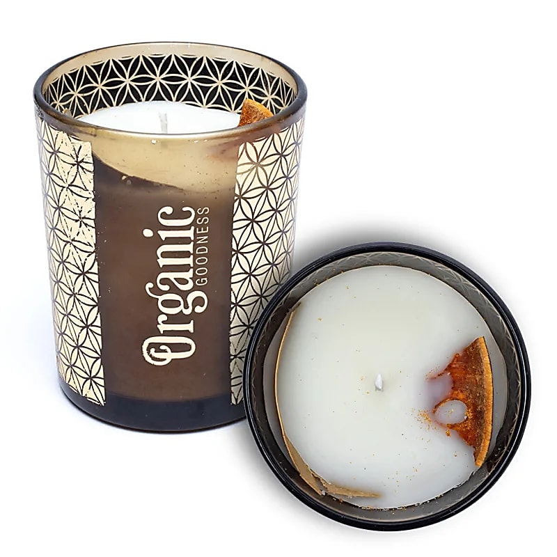 Song Of India - Organic Goodness Mandarin & Bay Leaf, doftljus 50h
