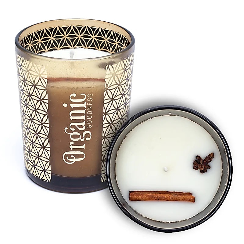 Song Of India - Organic Goodness Lemongrass & Spice, doftljus 50h