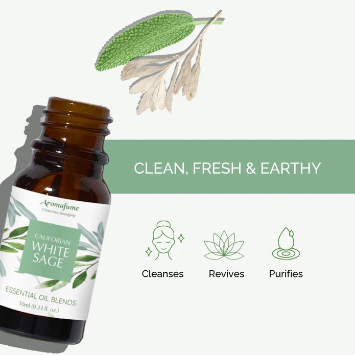 Aromafume - White Sage, Eterisk olja Aromaterapi
