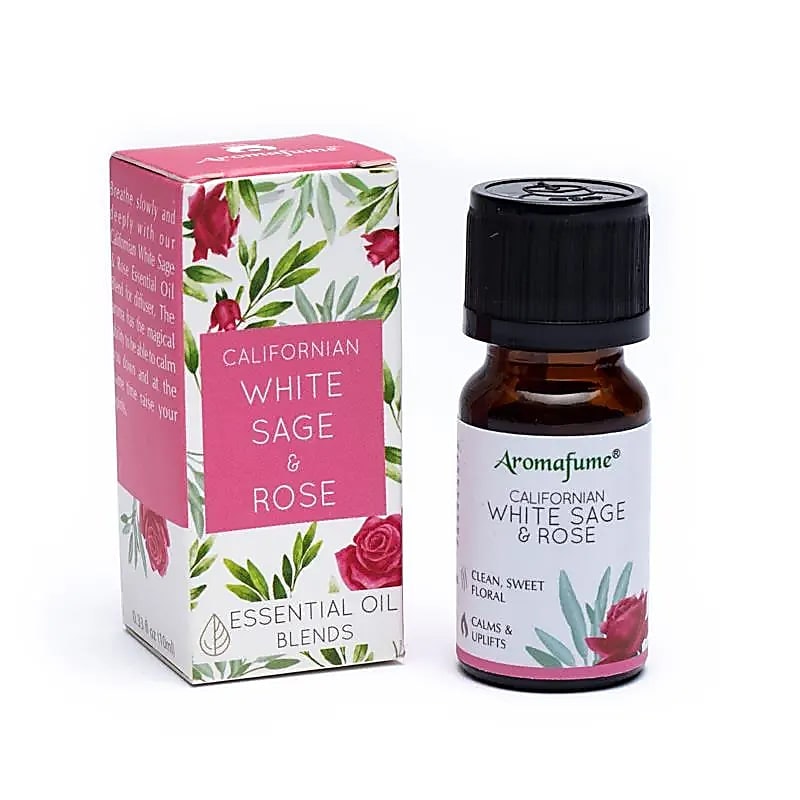 Aromafume - White Sage & Rose, Eterisk olja Aromaterapi