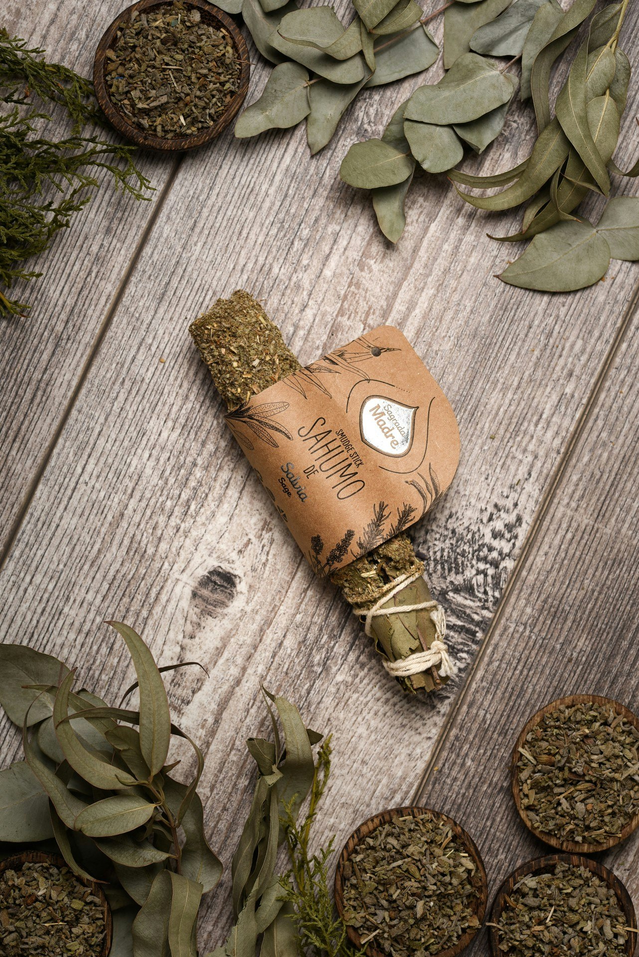 Sagrada Madre Sahumos - XL Smudge Vit Salvia