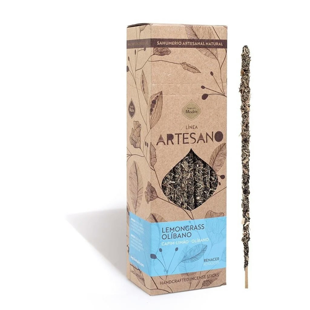 Sagrada Madre Artesano x 1 line - Lemongrass & Olibanum, rökelsepinne styckvis