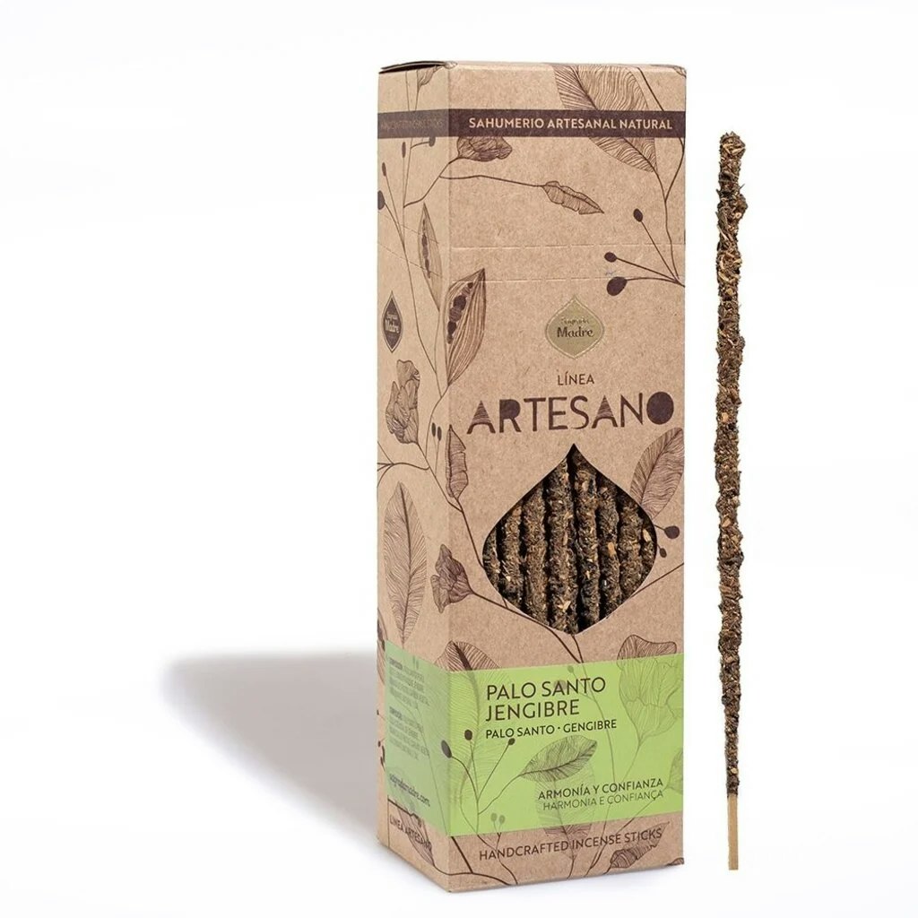Sagrada Madre Artesano x 1 line - Palo Santo & Ingefära, rökelsepinne styckvis