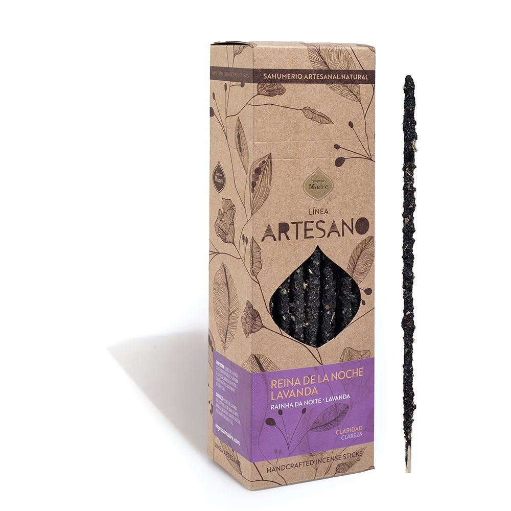 Sagrada Madre Artesano x 1 line - Nattens Drottning - Tulpan & Lavendel, rökelsepinne styckvis