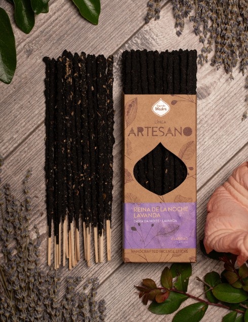 Sagrada Madre Artesano x 1 line - Nattens Drottning - Tulpan & Lavendel, rökelsepinne styckvis