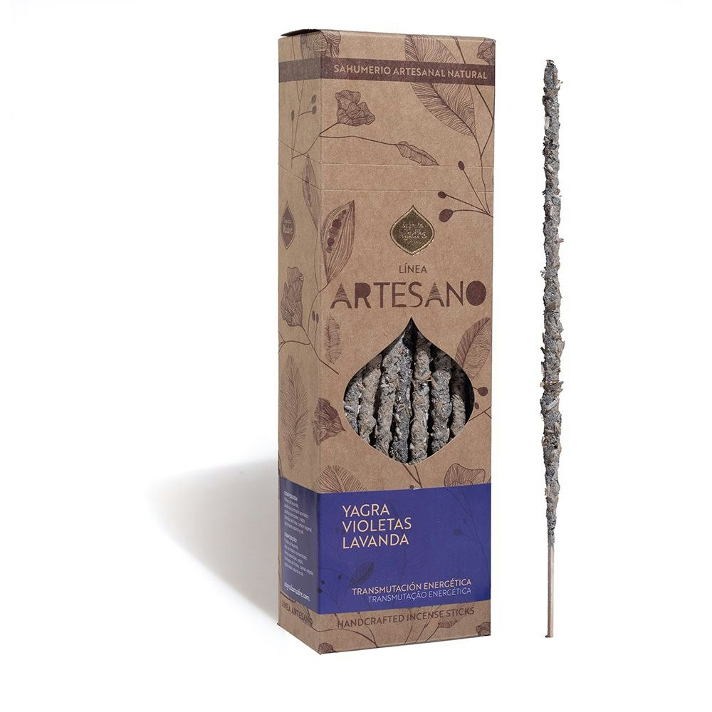 Sagrada Madre Artesano x 1 line - Yagra, Viol & Lavendel, rökelsepinne styckvis
