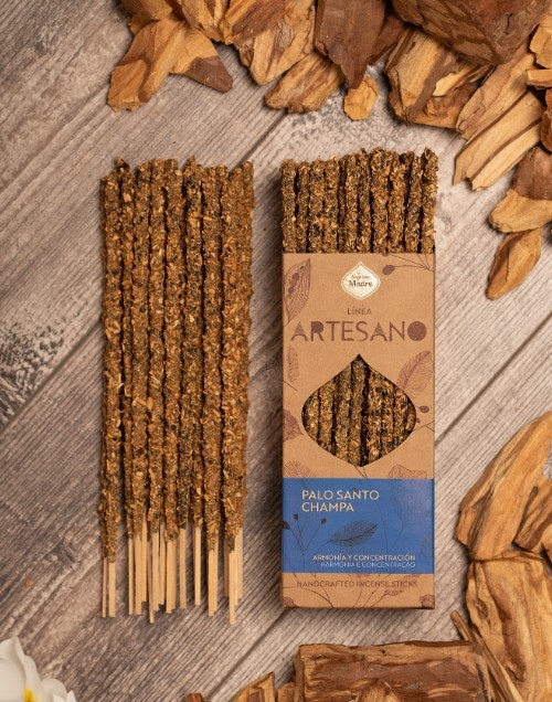 Sagrada Madre Artesano x 1 line - Palo Santo med Champa, rökelsepinne styckvis