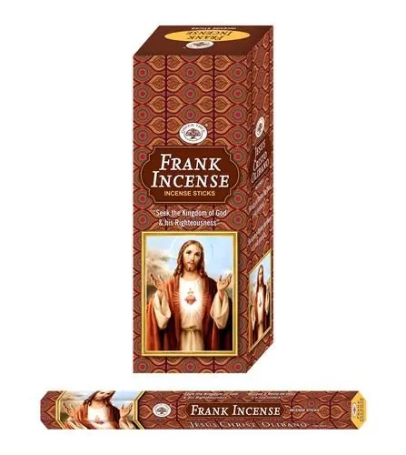 Green Tree - Frank Incense (Olibano), hexa rökelsepinnar