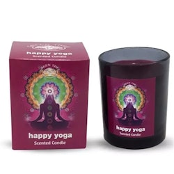 Green Tree - Happy Yoga, doftljus i glas 40h