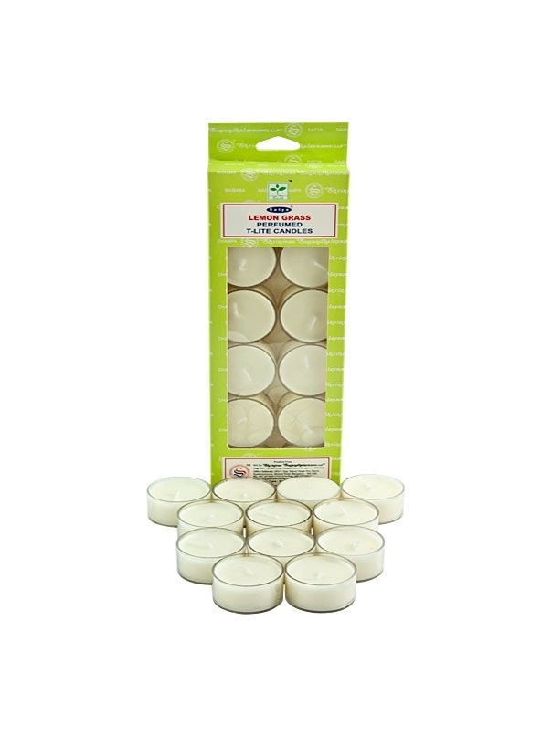 Satya - Lemon Grass, doftljus 12-pack 3h