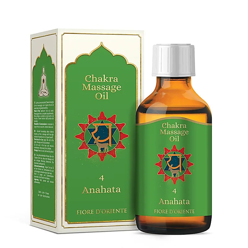 Fiore D'Oriente - Anahata Heart Chakra 4°, Massageolja
