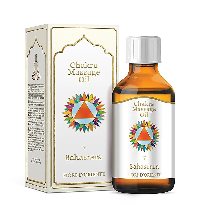 Fiore D'Oriente - Sahasrara Crown Chakra 7°, Massageolja