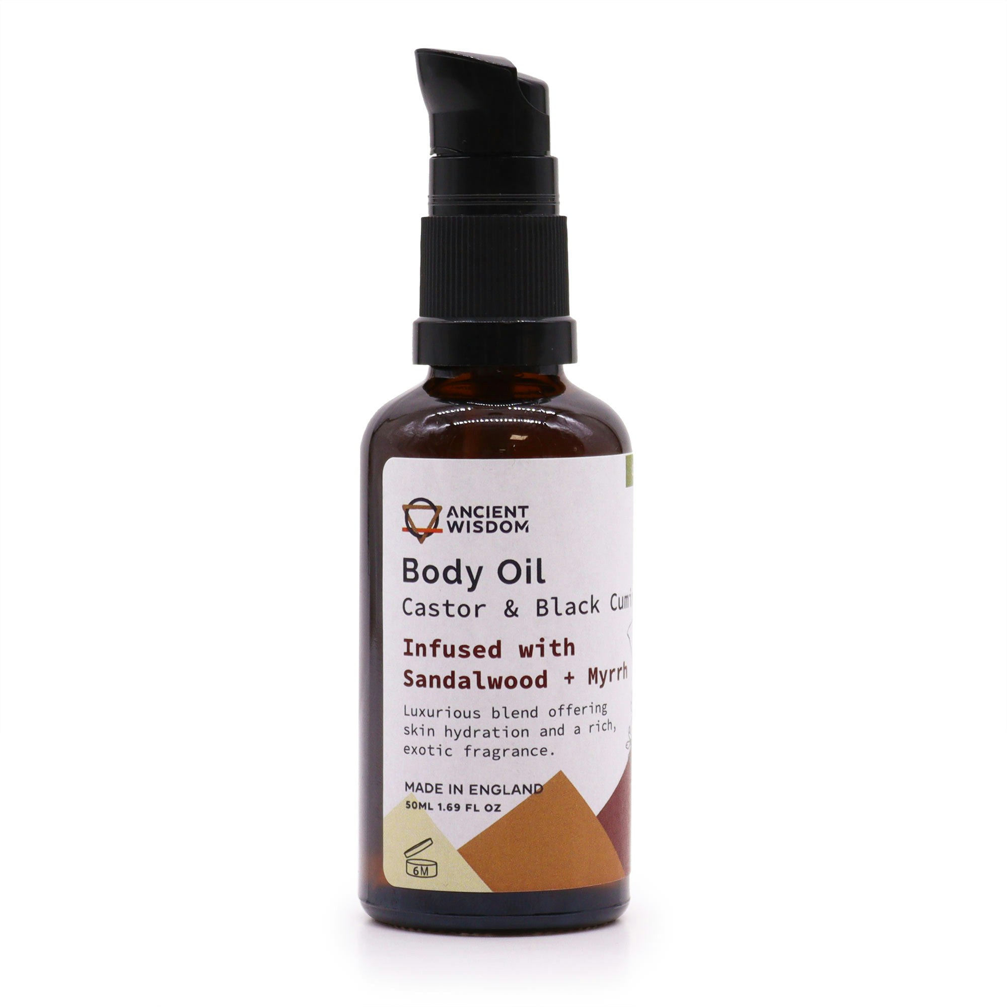 Ancient Wisdom - Sandalwood & Myrrh, Ekologisk kroppsolja