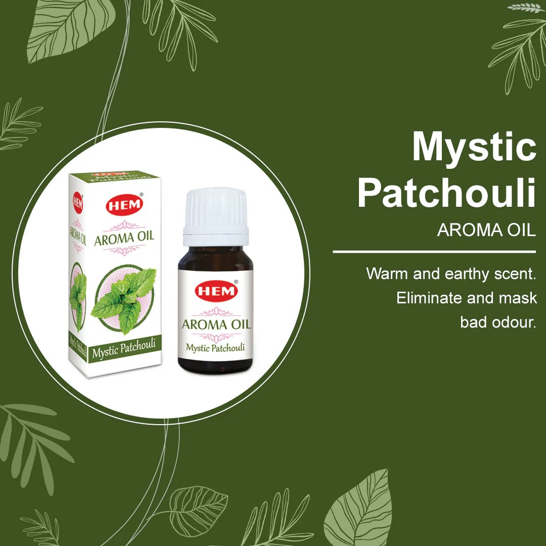 HEM - Mystic Patchouli, Aromaolja Aromaterapi