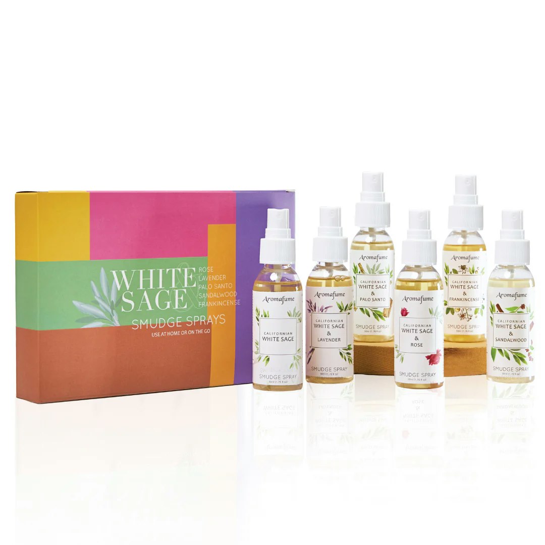 Aromafume - White Sage presentförpackning, Smudge Spray