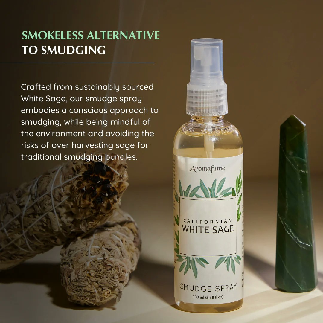 Aromafume - White Sage presentförpackning, Smudge Spray