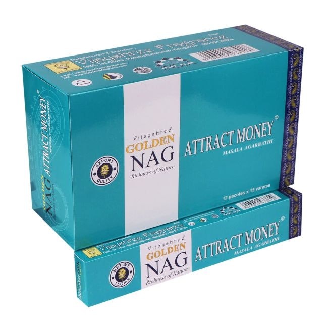 Vijayshree - Golden Nag Attract Money, rökelsepinnar