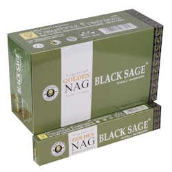 Vijayshree - Golden Nag Black Sage, rökelsepinnar