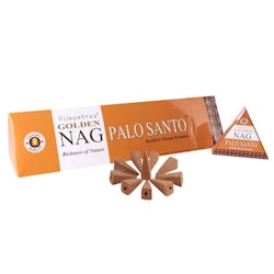 Vijayshree - Golden Nag Palo Santo, rökelsekoner backflow