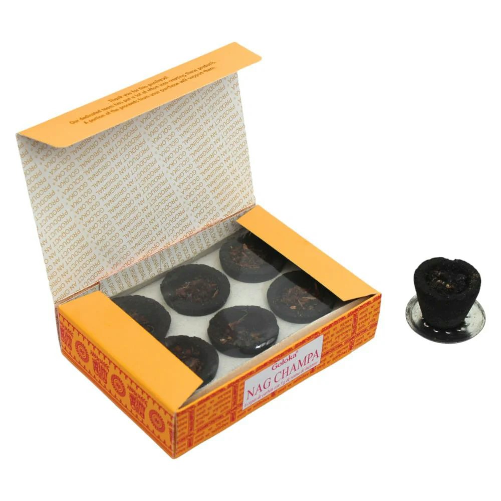 GOLOKA - Nag Champa, smudge resin cups