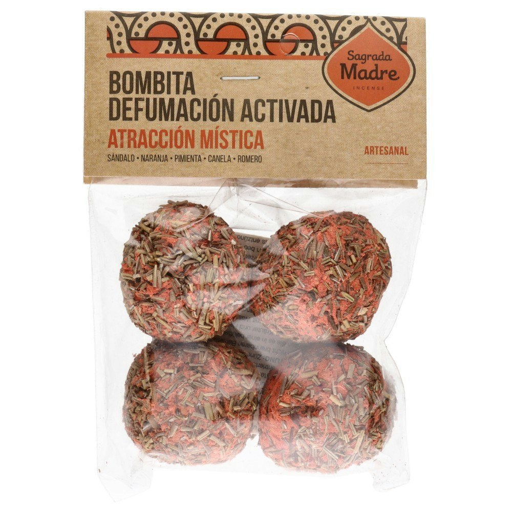 Sagrada Madre - Bombitas, Mystic Attraction, rökelsebollar 4-pack (påse)
